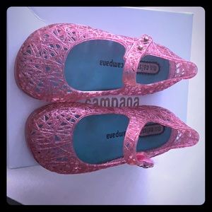 Mini Melissa pink kids size 8 shoes